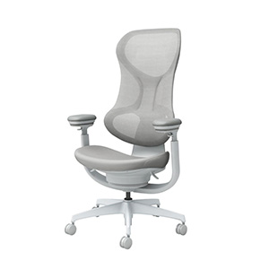 【発売記念特典対象12月25日まで】ingCloud　イングクラウド／ヘッドレストなし／ライトグレー／ベーシック／フローリング用キャスター／［宅配・お客様組立］