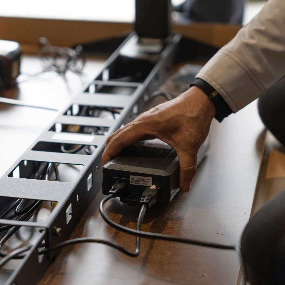 デスクの設置例2