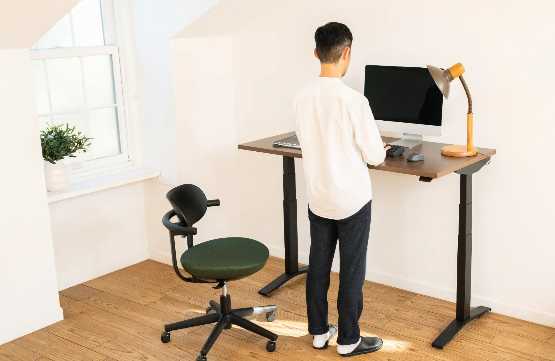 電動昇降デスク STANDSIT-W（スタンジットダブル）